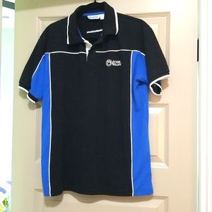 Mens Atlas sound 3 button down shirt.